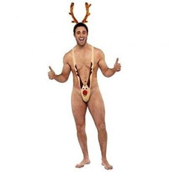 Generique - Disfraz humorístico de Reno para Hombre - M