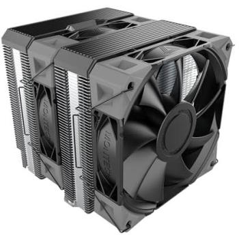 Montech NX600, Disipador de CPU Dual Tower 120mm, Compatible con LGA1700/AM5, Color Negro