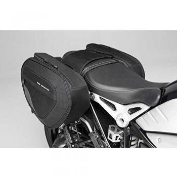 SW-Motech Blaze H - Juego de alforjas para sillín de Bicicleta, Color Negro y Gris para BMW R nineT