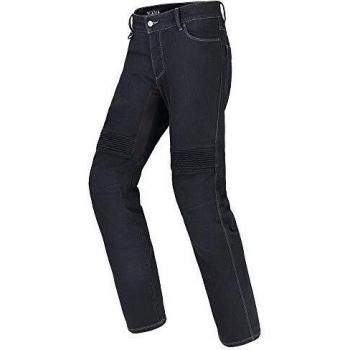 Spidi Furious Pro Pantalones de motorista, color negro, 28