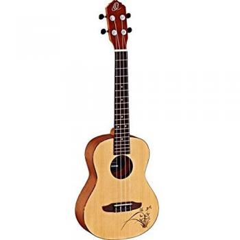 Ortega RU5-TE Natural Tenor Ukulele with Laser Engraving