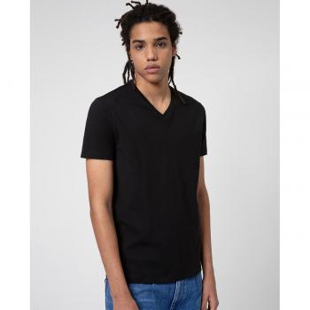 HUGO para hombre. Pack 2 Camisetas Cuello Pico blanco, negro