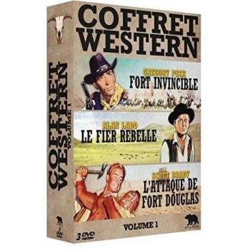 Coffret Western Volume 1 : Fort invincible + Le Fier rebelle + L'Attaque de Fort Douglas [Francia] [DVD]