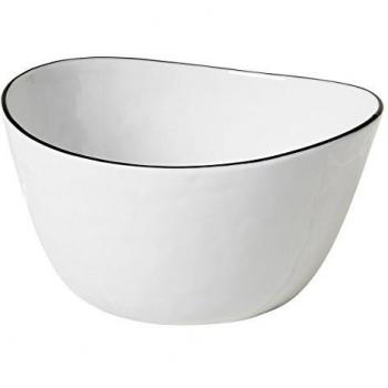 broste Copenhagen 14533200 SALT - Cuenco de porcelana, color blanco
