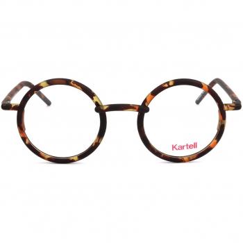 Kartell KL018V 02 Men's Eyeglasses Tortoiseshell Size 46 - Blue Light Block Available
