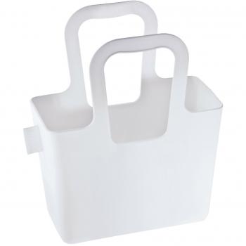 Koziol Taschelini - Cesta para la compra, color blanco.