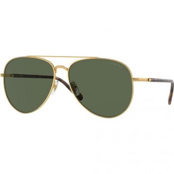 Vogue Eyewear VO4290S Polarized Men's Pilot Sunglasses Gold Size 60