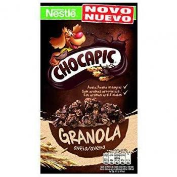 Cereales NESTLÉ Chocapic granola - Copos de avena integral y trigo con chocolate - Paquete de granola de 320g