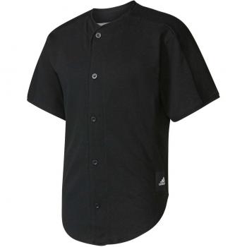 adidas Dugout Camisa, Hombre, Negro, L