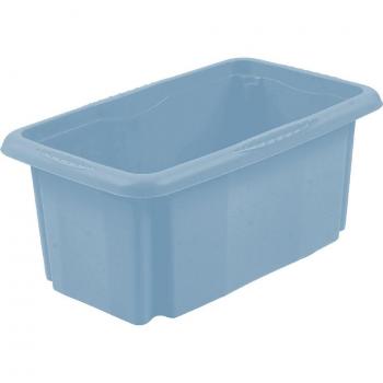 Keeeper Caja de Almacenamiento Plástico Resistente Apilable 35 x 20,5 x 15 cm, color azul nórdico