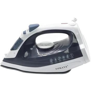 Plancha de vapor Sokany 1600W con depósito de 220ml, temperatura ajustable, calentamiento rápido en 35 segundos, suela antiadherente y función antigoteo - 3 colores