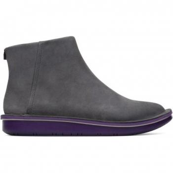 Camper Formiga Low Ankle Boots - Black Authentic Leather - Soft Inner Lining - Lace-Up Closure - Cushioned Insole