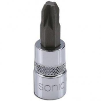 Cenador Pozidriv PZ 1/4 SONIC 8123702 - Punta de atornillar con diseño Pozidriv, tamaño PZ 1/4, fabricada por SONIC, ideal para atornill
