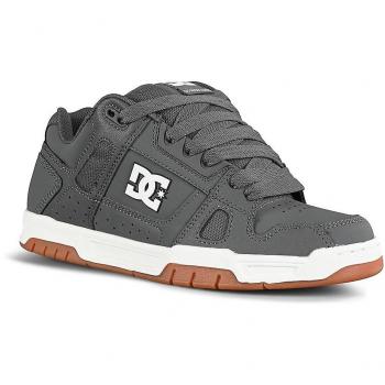 Zapatillas de Skate DC Shoes Stag para hombre en color gris con suela de goma, talla UK 9.5 / EU 44