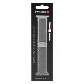 Correa de malla para Apple Watch 42-44 mm color plata