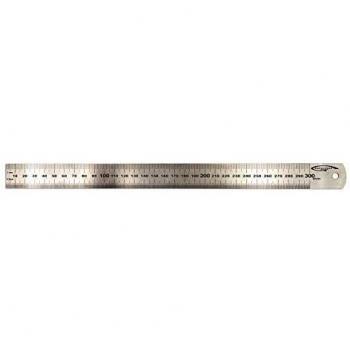 Regla de acero gruesa 1mm x 24mm x 30cm - Graphoplex