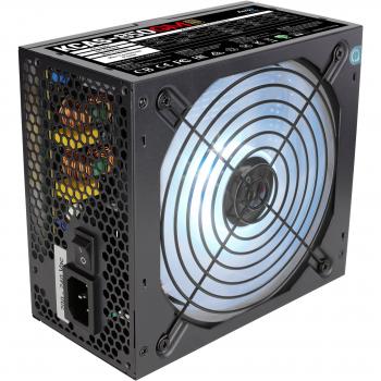 Aerocool KCAS850GM - Fuente de alimentación gaming para PC, 850W, modular, 12V, iluminación RGB, 3 modos LED, Ventilador silencioso 12cm, 80 Plus Gold, color negro