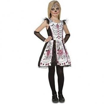 Viving Costumes- Disfraz Snow Sugar Skull 5-6, 5-6años