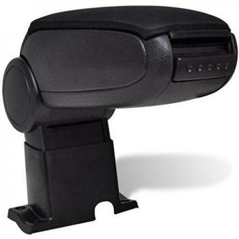 Negro coche apoyabrazos para VW Passat B5 