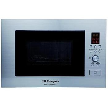 Microondas Integrable con Grill Orbegozo MIG2330, 23L, 900W, Acero Inoxidable