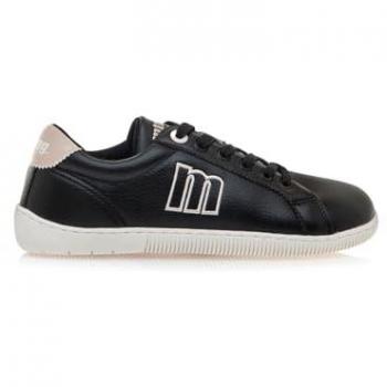 MTNG Sneakers deportivas respetuosas Free Aria de mujer, color negro, talla 36, con cierre de cordones