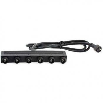 Cable suvik 6 entradas de 2 pinx075mm 150cm ip65 negro