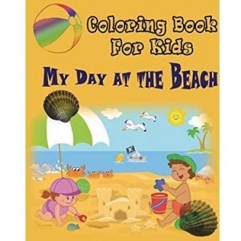 Mi Día en la Playa: Libro para Colorear para Niños