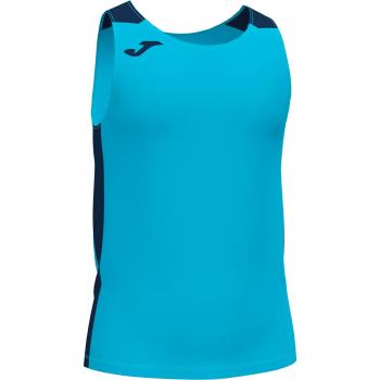 Joma Record II Men's Sleeveless Tank Top Fluorescent Turquoise-Navy