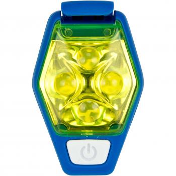 NATHAN Hyper-Brite Strobe Spring Visi-Lights, Adultos Unisex, Sulfur, Blue/Estate Blue, Talla ÚNICA