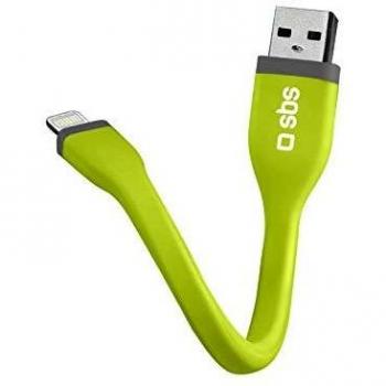 Sbs cable de datos usbligthning mfi verde