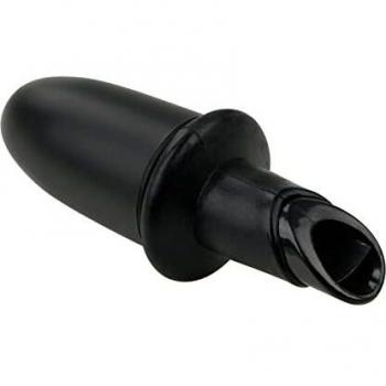 Bouchon vertedor para vino Fackelmann Spectre, 8.5cm, plástico y silicona, negro mate