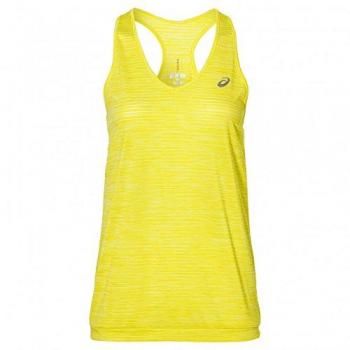 ASICS Fuzex Layering Tank Camiseta de Tirantes, Mujer, Amarillo