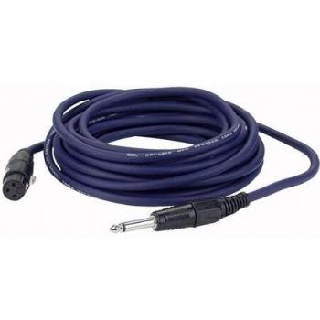 10 meter XLR M/2 x 1,5 mm F Speakercable