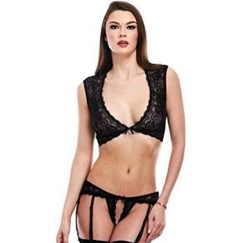 Baci Lingerie Sexy Lace Conjunto De Sujetador Y Tanga De Encaje 300 g