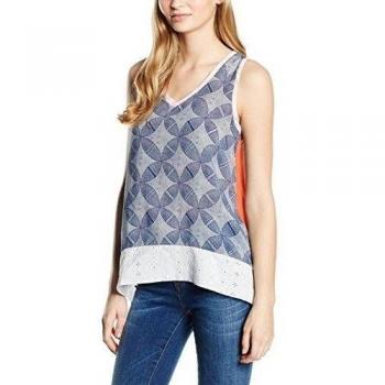 Fornarina MARACUJA-Tank Top Mujer    Blau