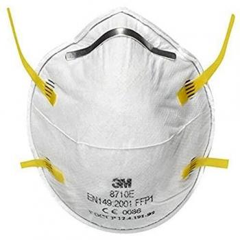 3M 8710-PT 1pieza(s) dust mask - Dust Masks (Blanco, Vellón, 1 pieza(s)), Certificado de seguridad EN