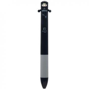Ninja Design Black & Red Ink 2-color Ball Pen