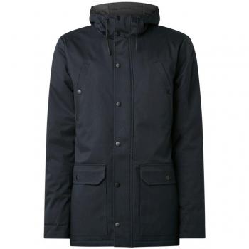 Revolution Mid-Rise Parka with Trim - Dark Blue
