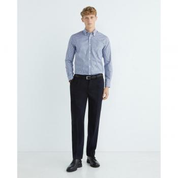 Camisa de hombre casual Mirto cuadros manga larga