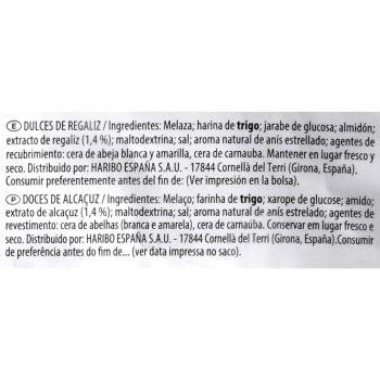 Haribo Regaliz Discos Negros - Paquete de 2kg