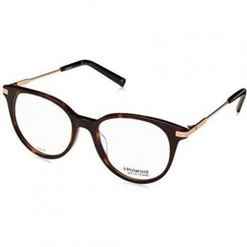 Polaroid Women's PLD D352 Sunglasses, Dunkel Havana-Hell Gold, 49