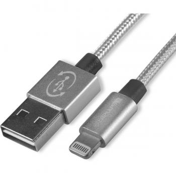 4smarts RapidCord FlipPlug Lightning cable de datos 2m gris