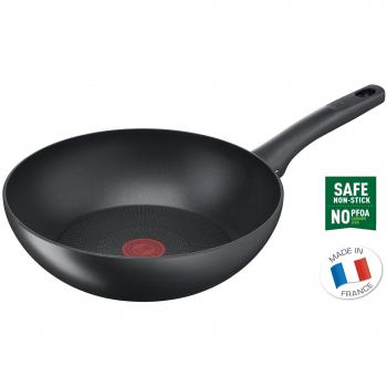 Wok Tefal Ultimate 28 cm Antiadherente de Aluminio Titanio