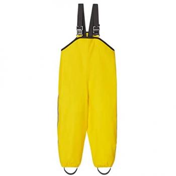 Pantalones de lluvia impermeables Reima Lammikko para niños, color amarillo