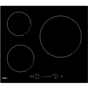 Placa de inducción Amica GP371 60cm 3 fuegos 7000W negra