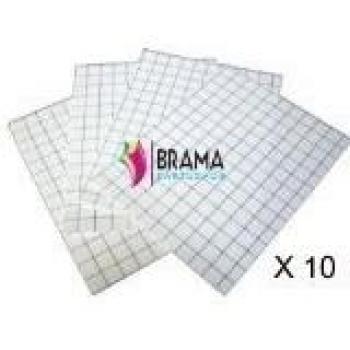 Bramacartuchos - 10 X Hojas de Papel transfer para Camisetas Negras de Algodon para Hp Canon Brother Epson