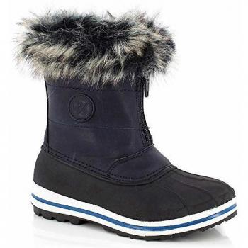 KIMBERFEEL Avalanche Botas para Nieve, Niñas, Azul, 29 EU