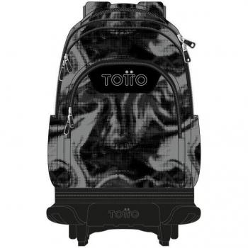 Mochila escolar ruedas desmontable negro Bluc - Tiza