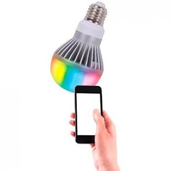 Ultron Save-E - Bombilla LED inteligente E27 de 7 W, Bluetooth, con control de aplicación
