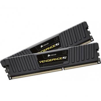 Corsair Vengeance LP 8GB (2x4GB) PC3-12800 8GB DDR3 1600MHz módulo de - Memoria (DDR3, PC/server, 240-pin DIMM, 2 x 4 GB, Negro)